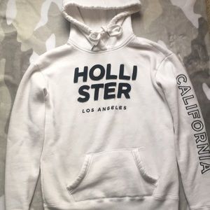White Hollister Hoodie